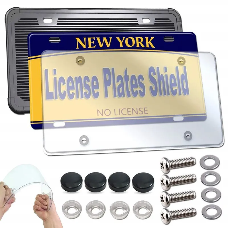 Bingkai Plat Lesen dengan Penutup Jelas