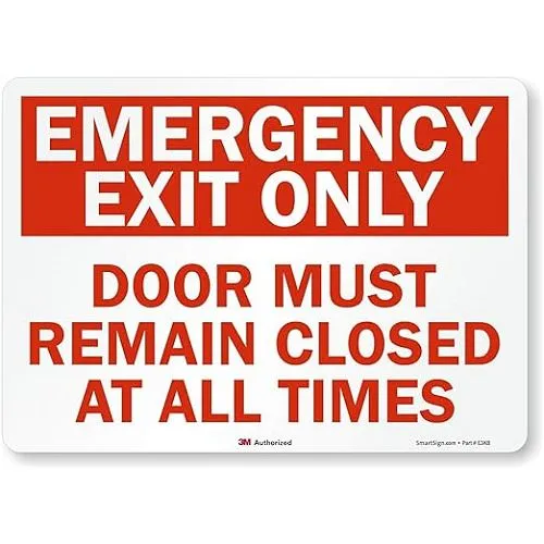 Papan Tanda Keluar Kecemasan Kalis Air